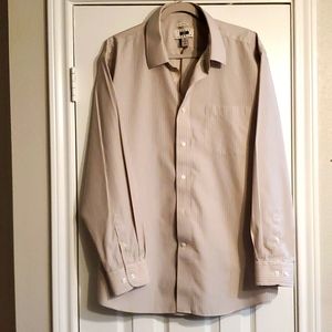 Joseph Abboud Men's Dress Shirt 100% Egyptian Cotton Long-sleeve button-down